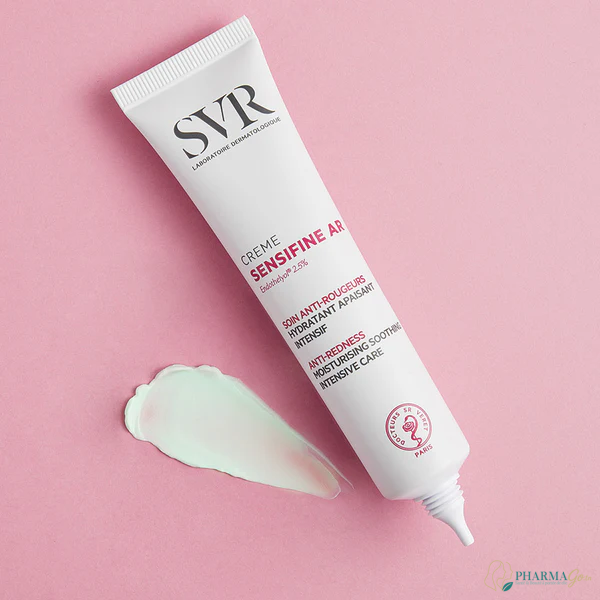 SVR SENSIFINE AR Crème 40 ml – Crème anti-rougeurs pour peaux sensibles et réactives, hydrate, apaise et renforce la barrière cutanée pour un teint unifié. Disponible sur PharmGo.
