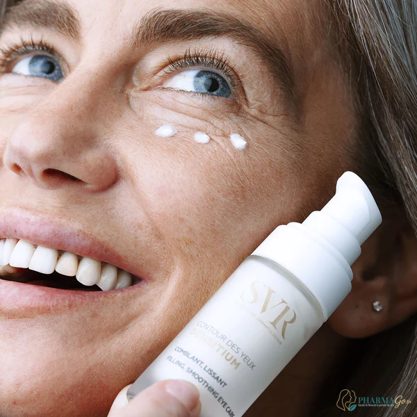 SVR DENSITIUM Contour des Yeux 15 ml – Soin anti-âge global qui lisse les rides, réduit cernes et poches, raffermit et illumine le regard. Disponible sur PharmGo.