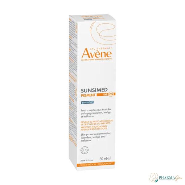 Avène SunsiMed Pigment SPF50+ 80ml – soin photoprotecteur anti-taches contre la lumière bleue et les UV pour peaux sensibles