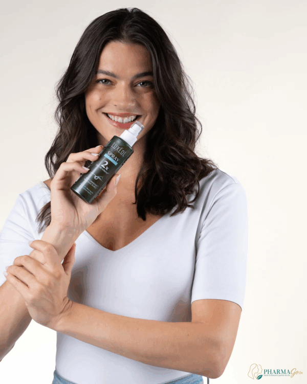 LUXEOL Spray Volumateur 150 ml – Spray capillaire pour cheveux fins, apporte volume, densité et force, facilite le coiffage et protège la fibre capillaire. Disponible sur PharmGo.