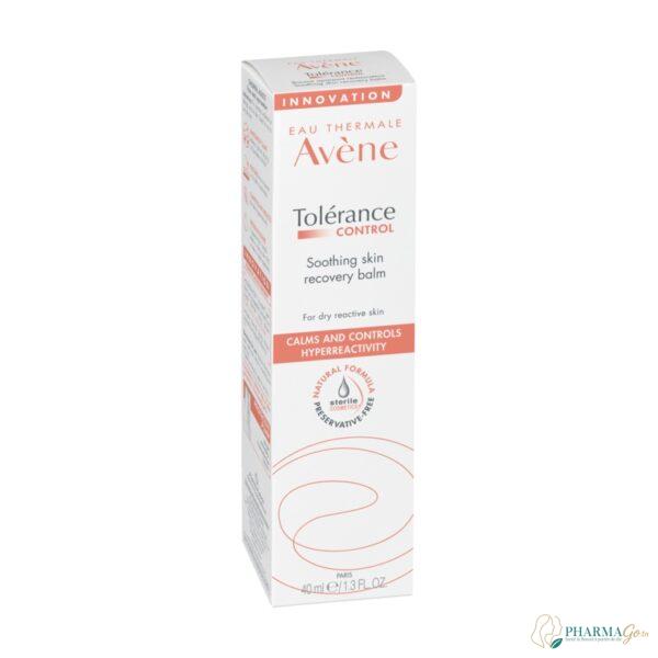 Avène Tolérance Control Baume Apaisant Restaurateur 40ml – soin hydratant riche pour peau réactive, apaisant immédiat et protection longue durée à l’Eau Thermale d’Avène